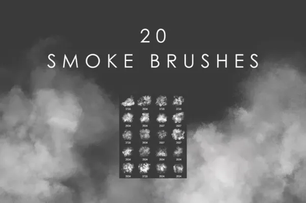 20 Smoke Photoshop Brushes - Image 8