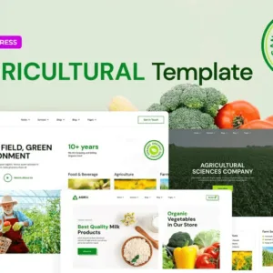 Agria – Agriculture Company Elementor Pro Template Kit