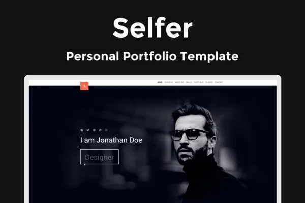 Selfer - Personal Portfolio Template