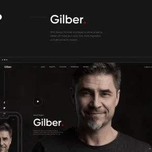 Gilber - Personal CV/Resume WordPress Theme