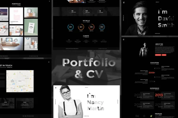 CV Portfolio - Portfolio HTML Template