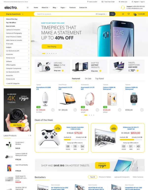 Electro Electronics Store WooCommerce Theme - Image 4