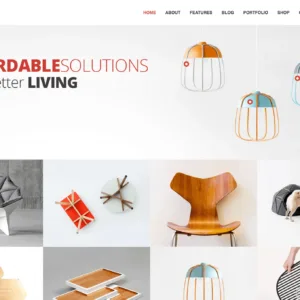 Canvas - Interior & Furniture Website Template