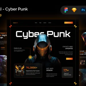 Cyber.AI - Cyberpunk Website