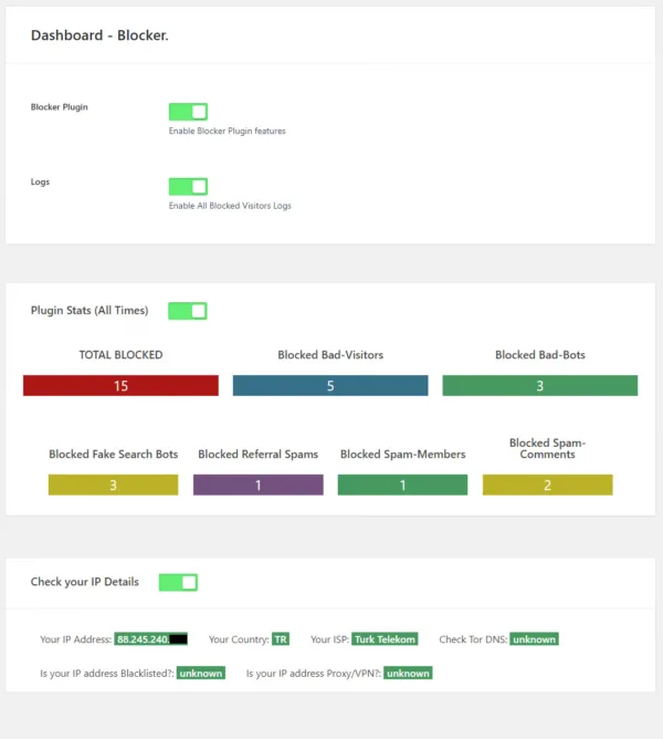 Blocker Firewall - WordPress Security - Image 3