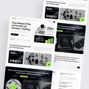 Bostim - Digital Marketing Agency Landing Page