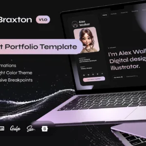 Braxton Personal Portfolio & Resume HTML Template