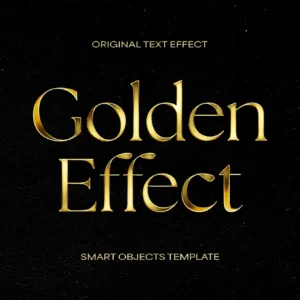 Gold Text Effect