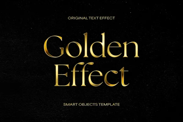 Gold Text Effect