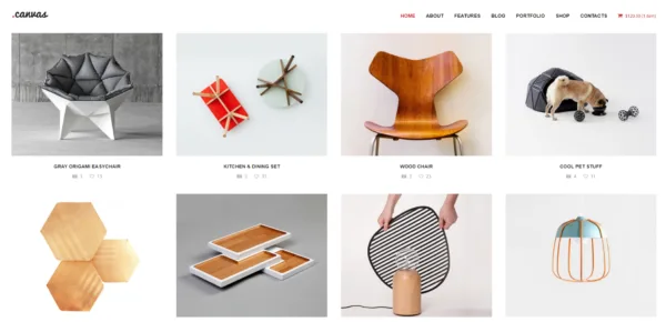 Canvas - Interior & Furniture Website Template - Image 2