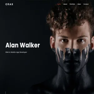 Grax - Personal Portfolio Template