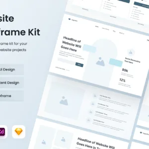 Website Wireframe Kit