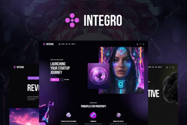 Integro Creative Agency Wordpress Theme