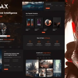 AI Max - AI Games & Tools Store Shopify Theme