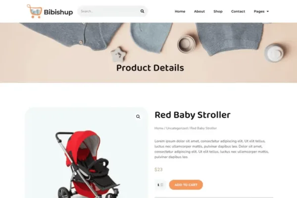 Bibishup - Baby & Kids Ecommerce Elementor Pro Template Kit - Image 3