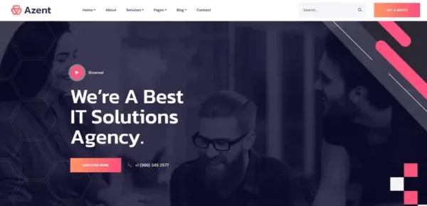 Azent - Creative Digital Agency WordPress Theme - Image 4