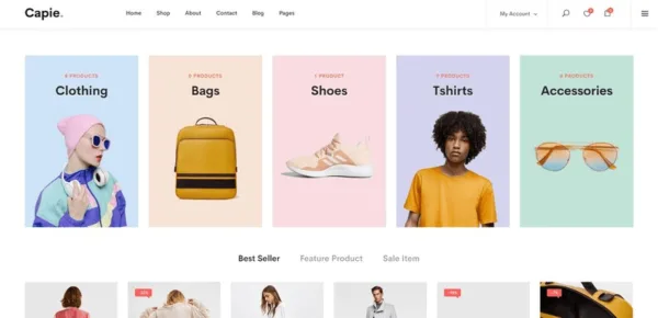 Capie - Minimal WooCommerce WordPress Theme - Image 3