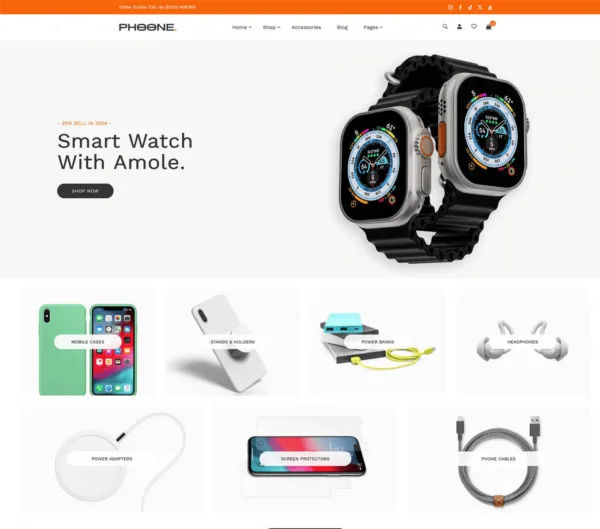 Phoone – Modern Electronics Store Shopify Theme OS 2.0 - Image 2