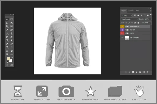 Windbreaker Mockup - Image 3