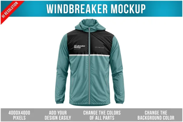 Windbreaker Mockup