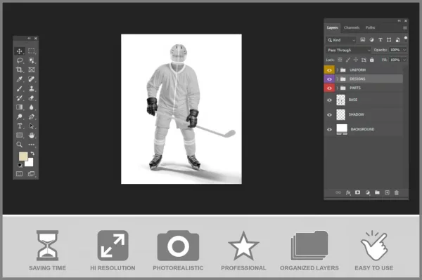 Hockey Uniform Mockup - Image 2