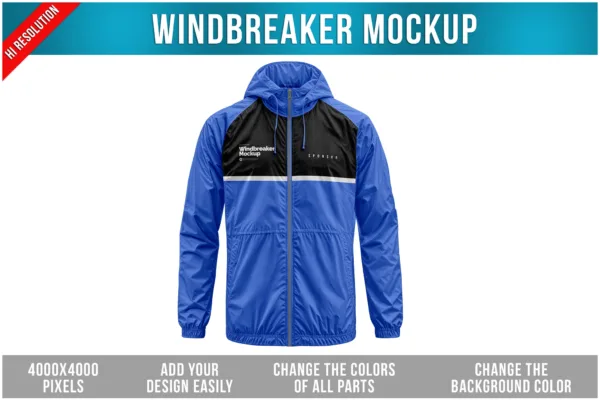 Windbreaker Mockup