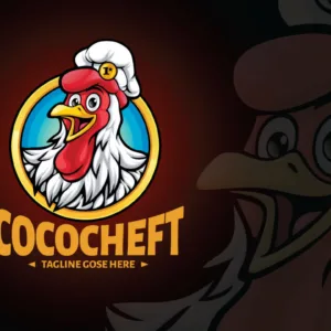 Head Rooster Chef Logo