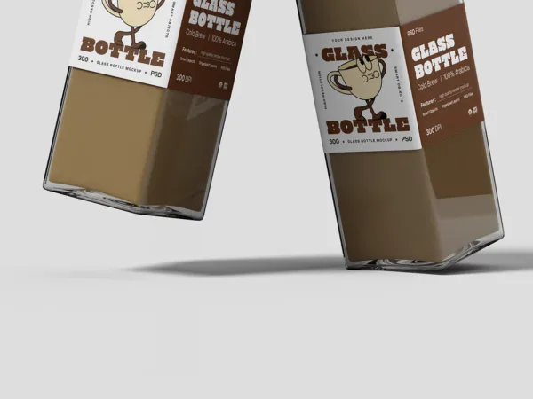 Glass Bottle Mockup - Image 3