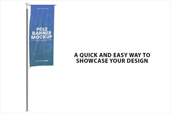 Pole Banner Mockup - Image 5