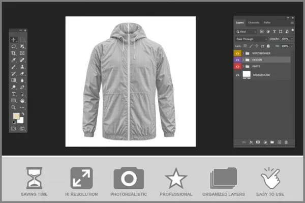 Windbreaker Mockup - Image 4