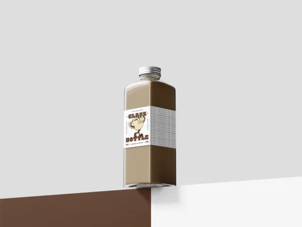 Glass Bottle Mockup - Image 4