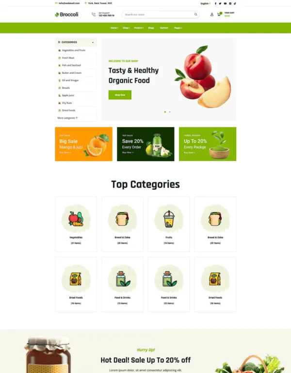 Broccoli - Organic Food Store Shopify Theme OS 2.0 - Image 7